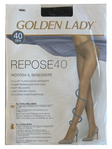 Collant Repose Tg XL Nero 40 Denari Golden Lady - Foto 1