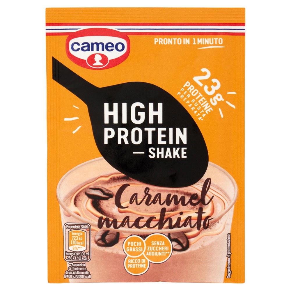 High Protein Shake Caramel Cameo