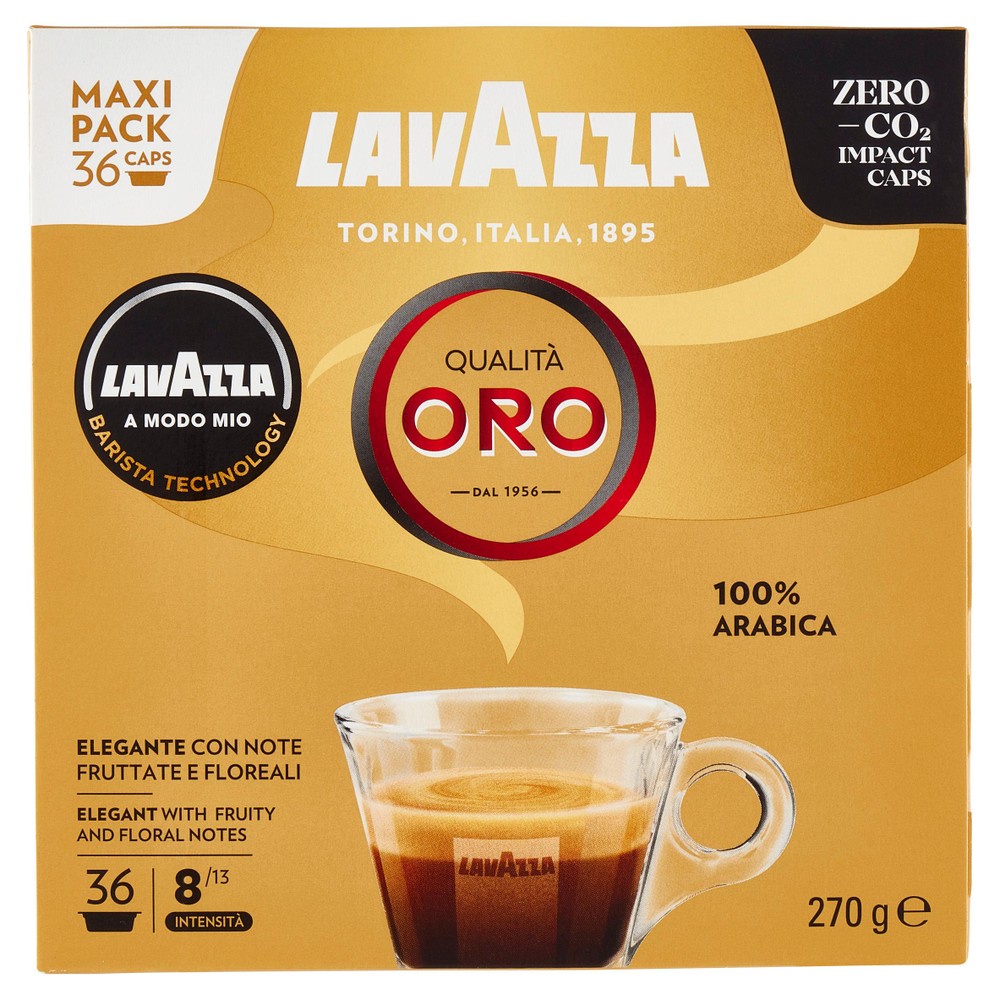 Caffè Qualità Oro A Modo Mio Capsule 36pz Lavazza - Foto 1