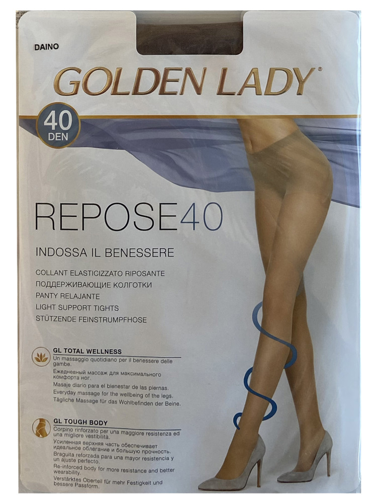 Collant Repose Tg XL Daino 40 Denari Golden Lady