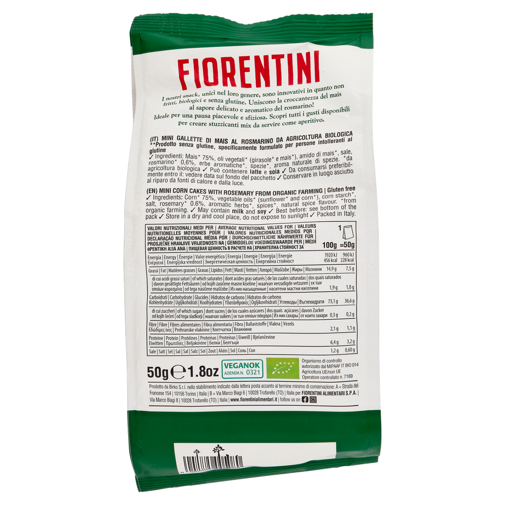 Snack Di Mais Al Rosmarino Gli Originali Fiorentini - Foto 3