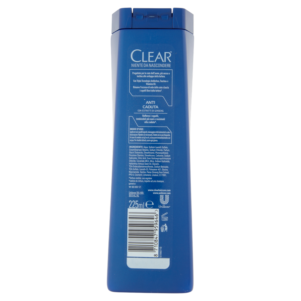 Shampoo Anti Caduta Clear