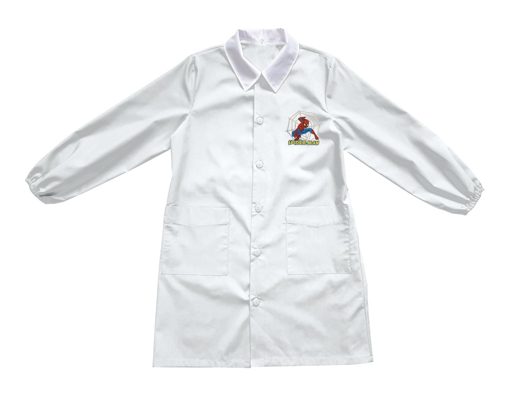 Grembiule Asilo Bambino 5 Anni Bianco - Foto 1