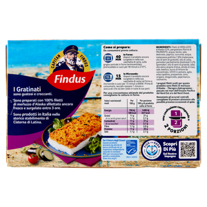 Gratinati Merluzzo E Melanzane Capitan Findus - Foto 3