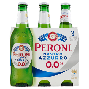Birra Peroni Nastro Azzurro Analcolica 0.0% 3x33cl - Foto 3