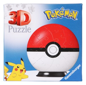 Pokemon 3d Puzzle 54 Pezzi Pokeball Rossa - Foto 1