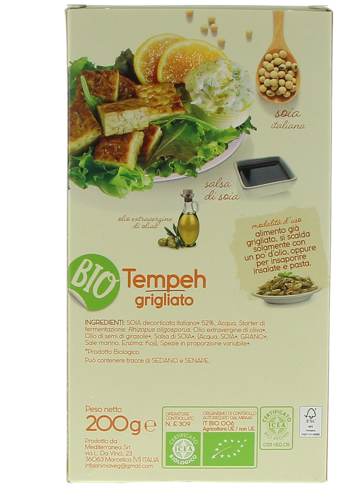 Tempeh Grigliato