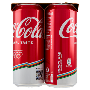 6 Lattine Coca Cola Regular - Foto 2