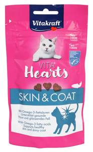 Snack Gatti Vita Hearts Digestion Salmone Vitakraft - Foto 1