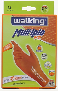 Guanti Monouso In Nitrile Senza Polvere Multiplogrip Walking Sm