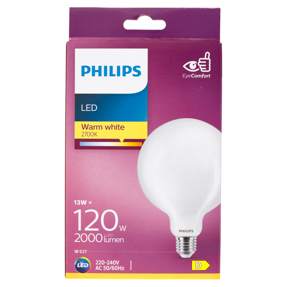 Lampadina A Led Globo 120w E27 Luce Calda Philips - Foto 3