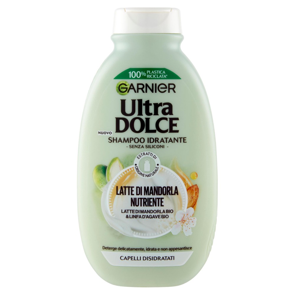 Shampoo Latte Di Mandorla Ultradolce Garnier - Foto 1