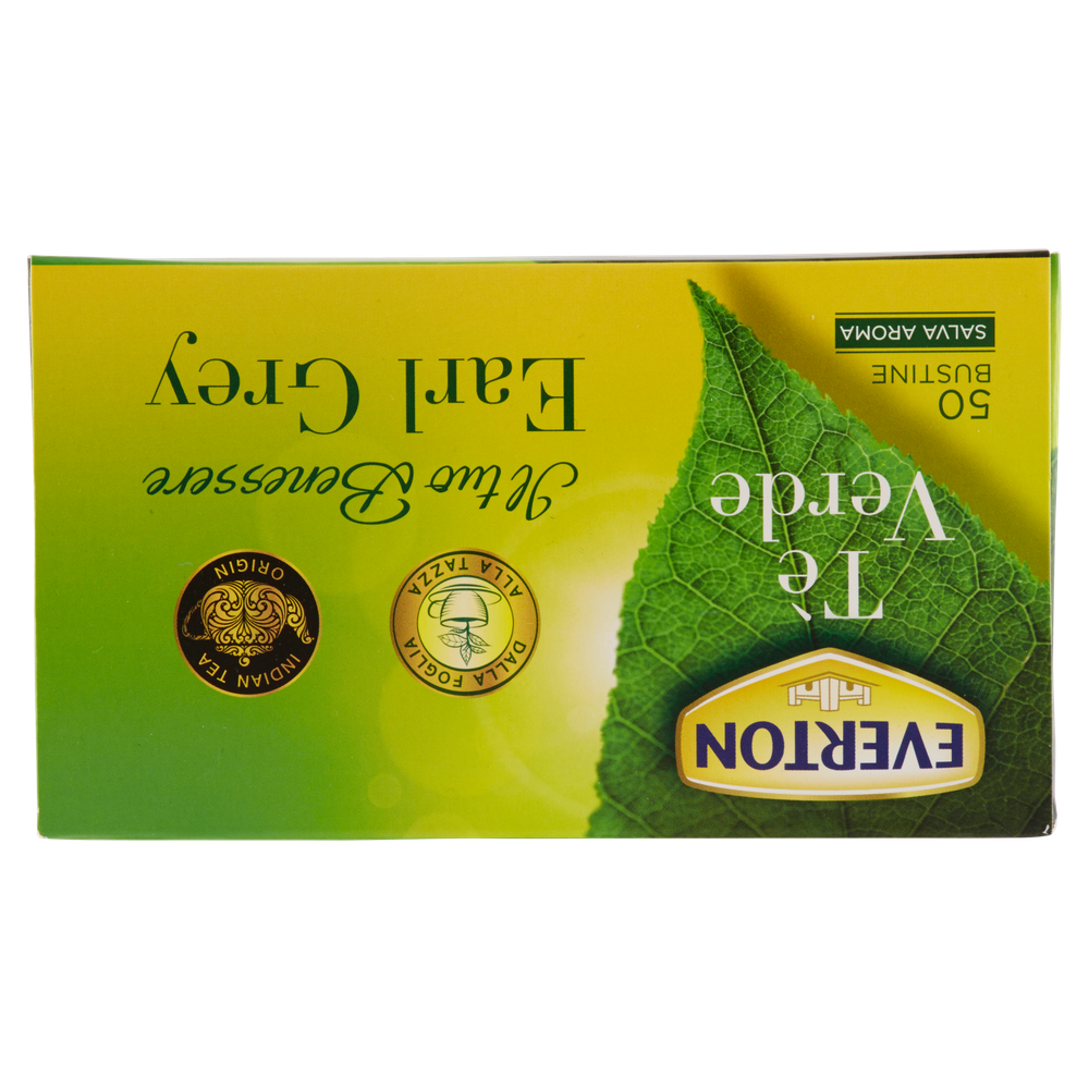 Tè Verde Earl Grey Taste Of Nature 40x1,7g Bustine Everton - Foto 3