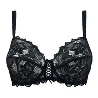 Reggiseno Con Ferretto In Pizzo Coppa C 3 Nero Sans Complexe Reggiseno Con Ferretto In Pizzo Coppa C 3 Nero Sans Complexe