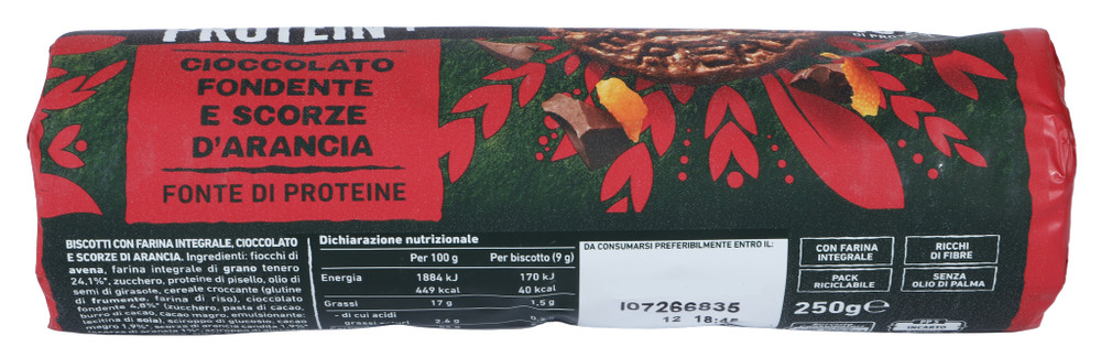 Biscotti Protein Cioccolato E Arancia Grancereale Mulino Bianco - Foto 3