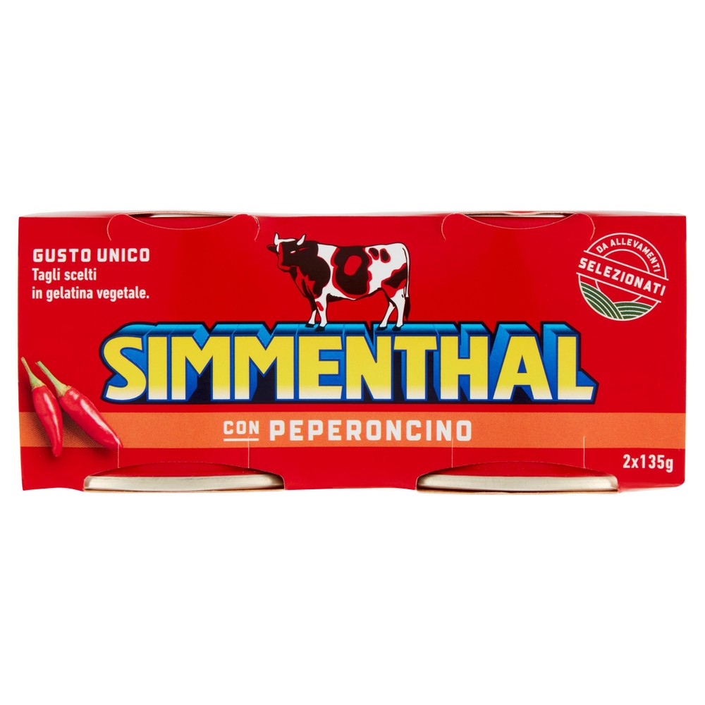 Carne In Gelatina Con Peperoncino 2x135g Simmenthal - Foto 1