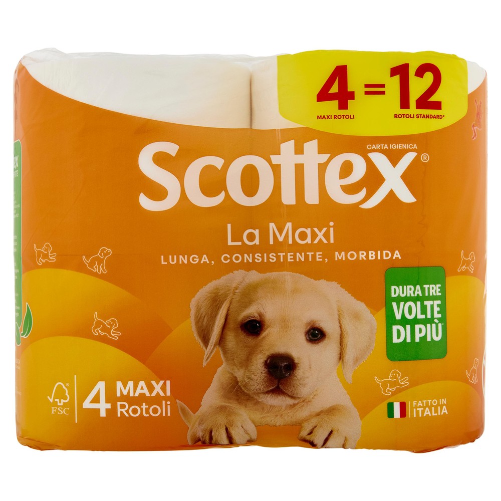La Maxi Carta Igienica 4pz Scottex - Foto 1