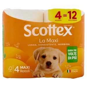 La Maxi Carta Igienica 4pz Scottex - Foto 1