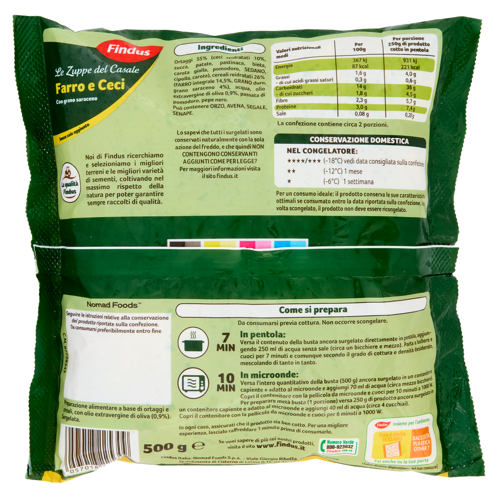 Zuppa Del Casale Farro E Ceci Findus - Foto 3