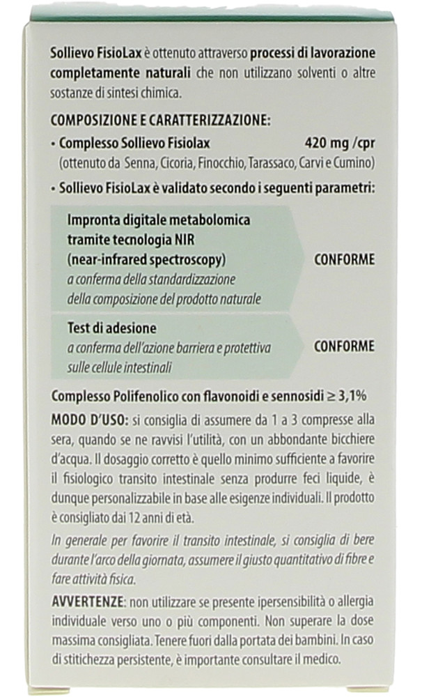 Aboca Sollievo Fisiolax 90 Compresse - Foto 2