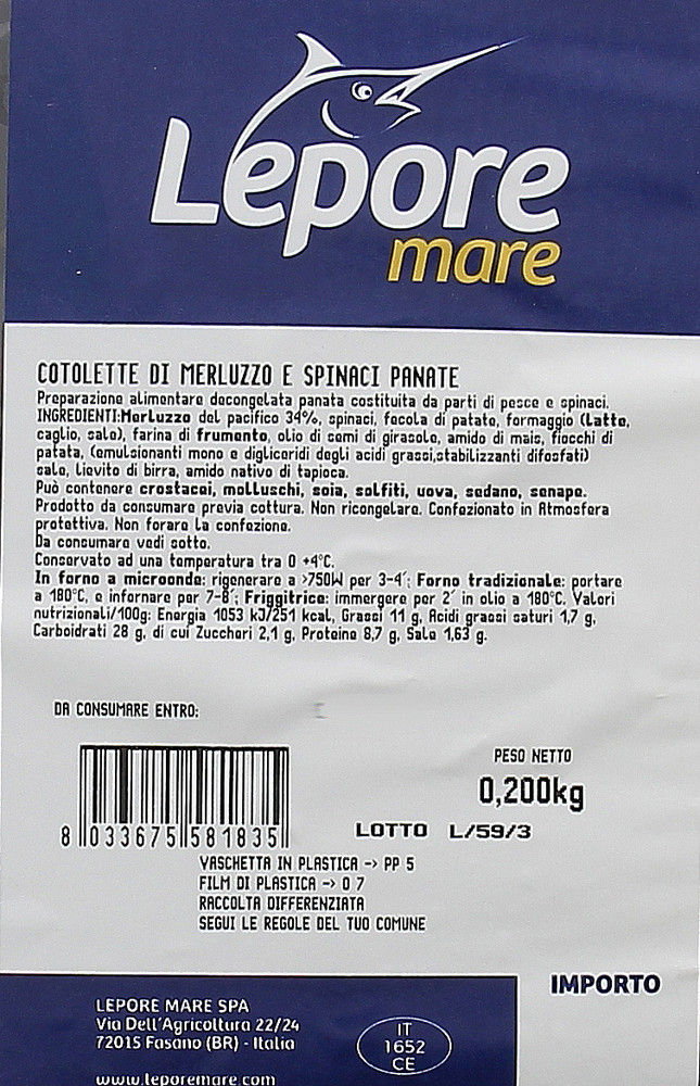 Cotolette Di Merluzzo E Spinaci - Foto 2