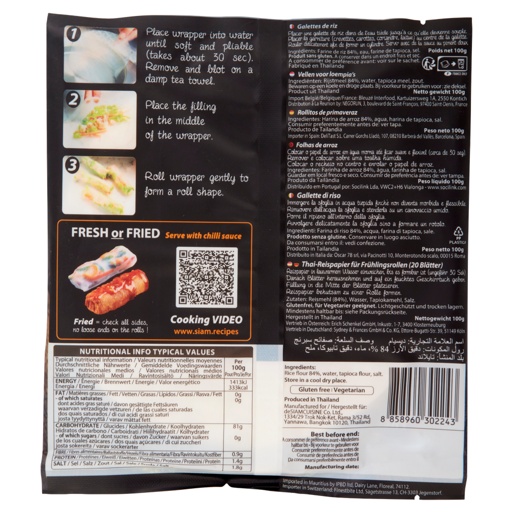 Siam Spring Roll Wrap - Foto 3