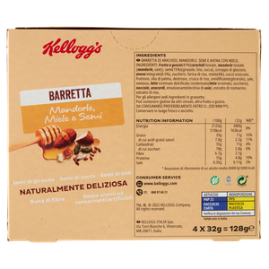 Barrette Di Arachidi Con Mandorle, Semi, Avena, Miele 4x32g Kellogg's - Foto 3