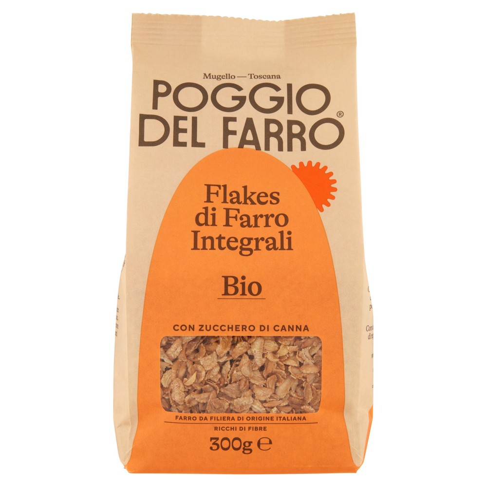 Cereali Flakes Di Farro Integrali Bio Poggio Del Farro - Foto 1