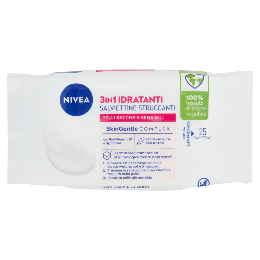 Salviettine Struccanti Nivea Delicate - Foto 1