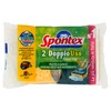 Spugna Abrasiva Vegetale Doppiuoso Spontex