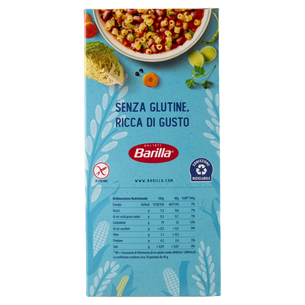Pasta Senza Glutine Ditalini Rigati Barilla - Foto 3