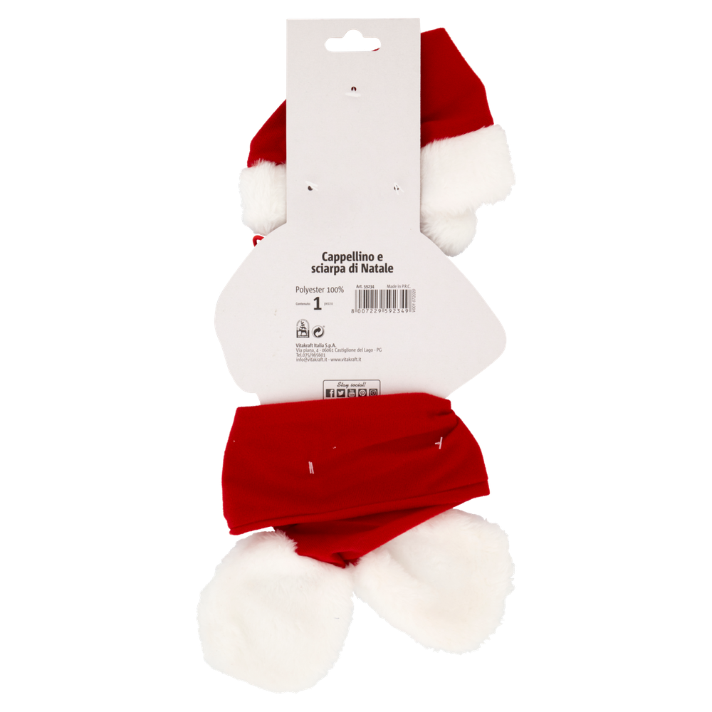 Set Cappellino E Sciarpa Natale - Foto 3