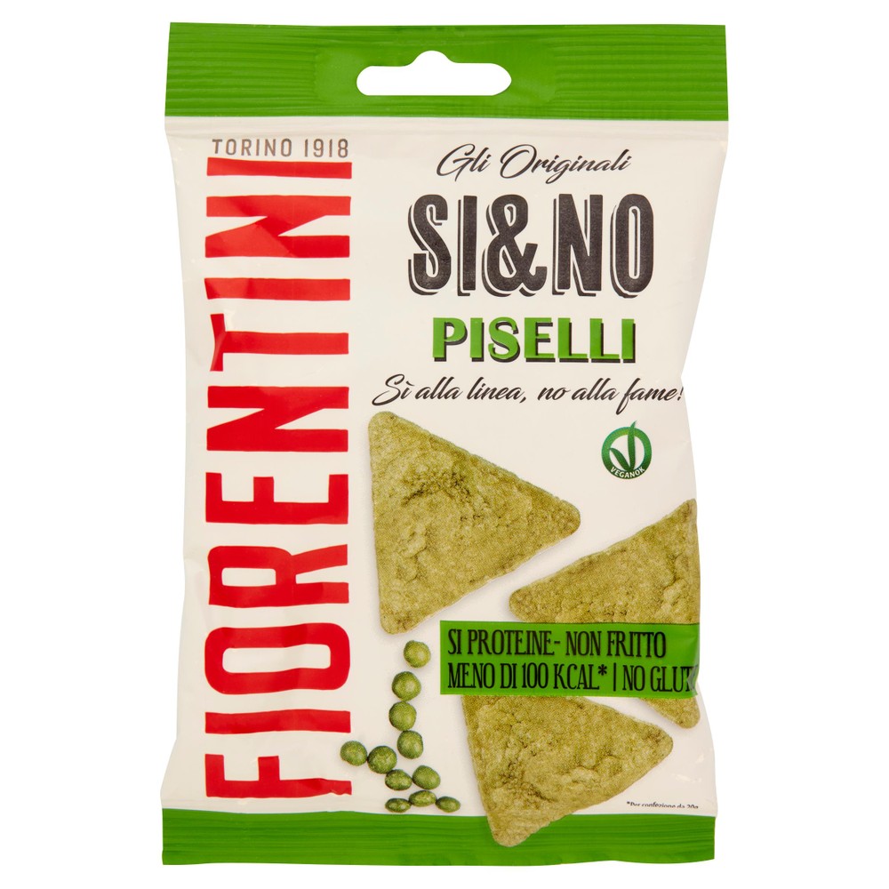 Snack Bio Triangolini Con Piselli Gli Originali Si&No Fiorentini - Foto 1