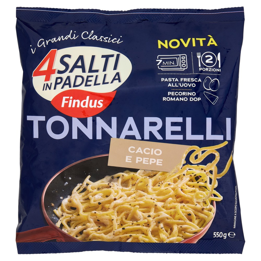 Tonnarelli Cacio E Pepe Surgelati 4 Salti In Padella - Foto 1