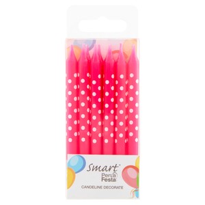 12 Candeline Pois Rosa