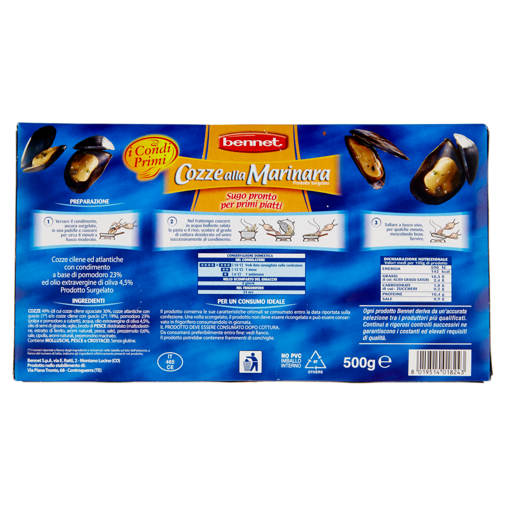 Cozze Alla Marinara Surgelate Bennet - Foto 3