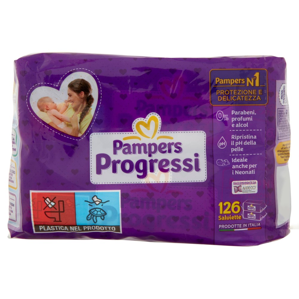 Salviettine Pampers Progressi Pz 126 - Foto 1