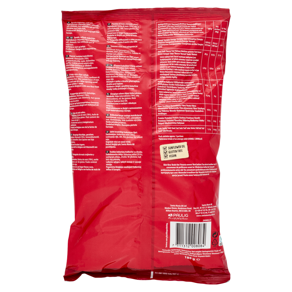 Patatine Tortilla Chips Croccanti Salate Santa Maria - Foto 3
