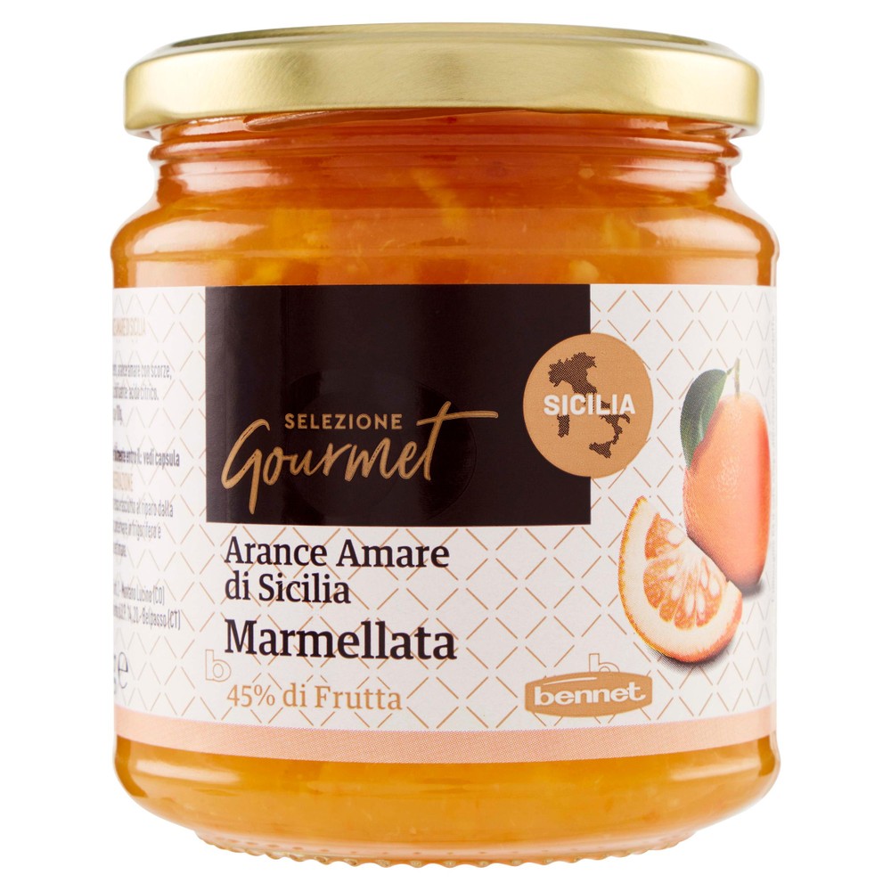 Confettura Di Arance Amare Della Sicilia Selezione Gourmet Bennet - Foto 1