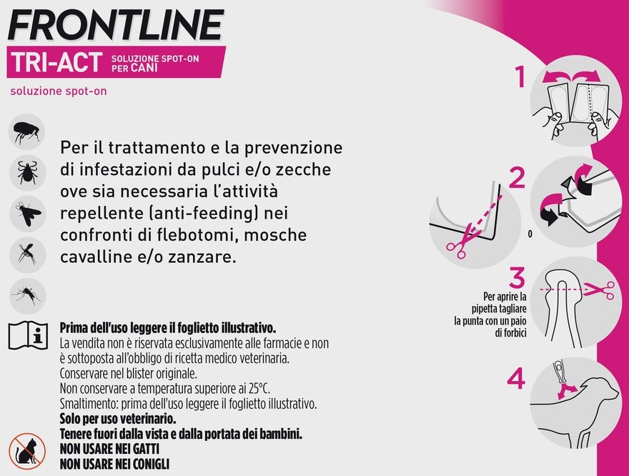 Frontline Tri-Act Cani Kg 20-40 - Foto 2
