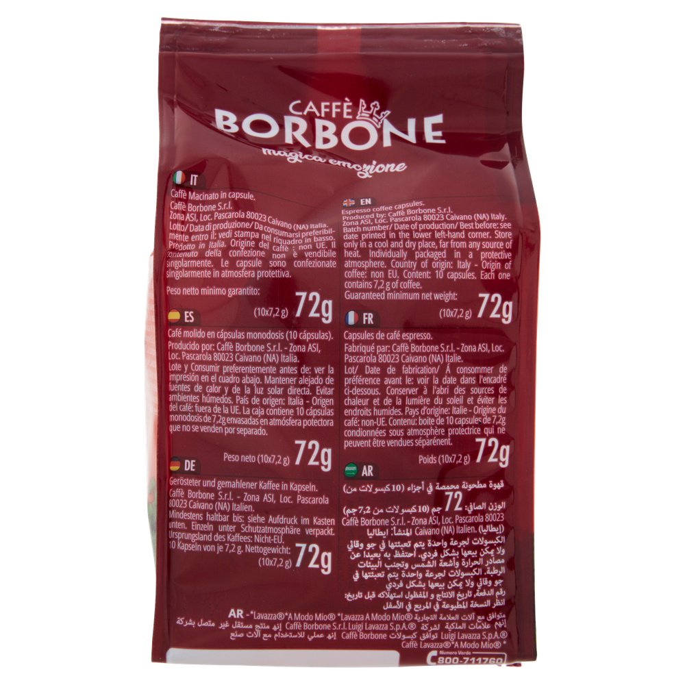 Capsule Caffè Miscela Decisa Compatibili Lavazza 10pz Borbone - Foto 3
