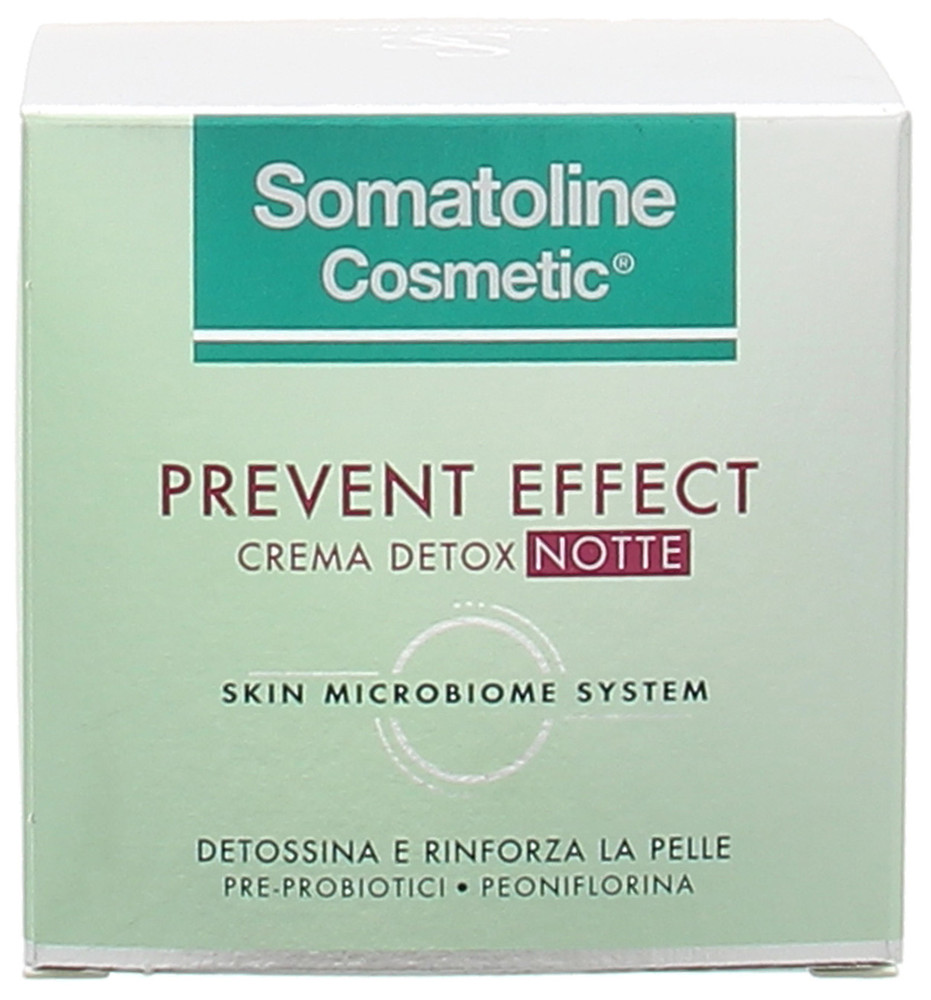 Somatoline Prevent Effect Crema Viso Detox Notte