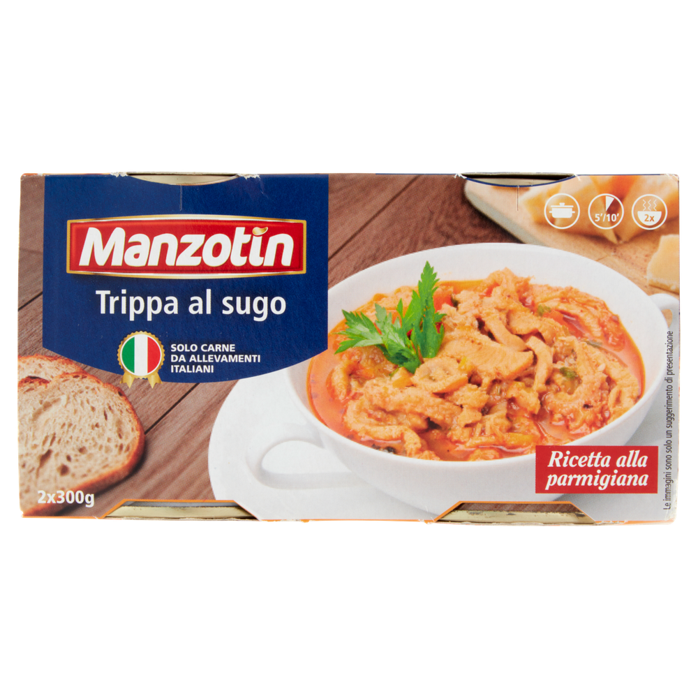Trippa Al Sugo 2x300g Manzotin - Foto 3
