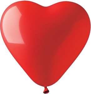 14 Palloncini Gonfiabili Cuore Rosso - Foto 1