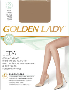 Collant Leda Tg 3 Daino 20 Denari Conf 2 Golden Lady - Foto 1