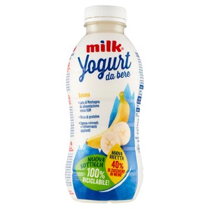 Milk Yogurt Da Bere Gusto Banana
