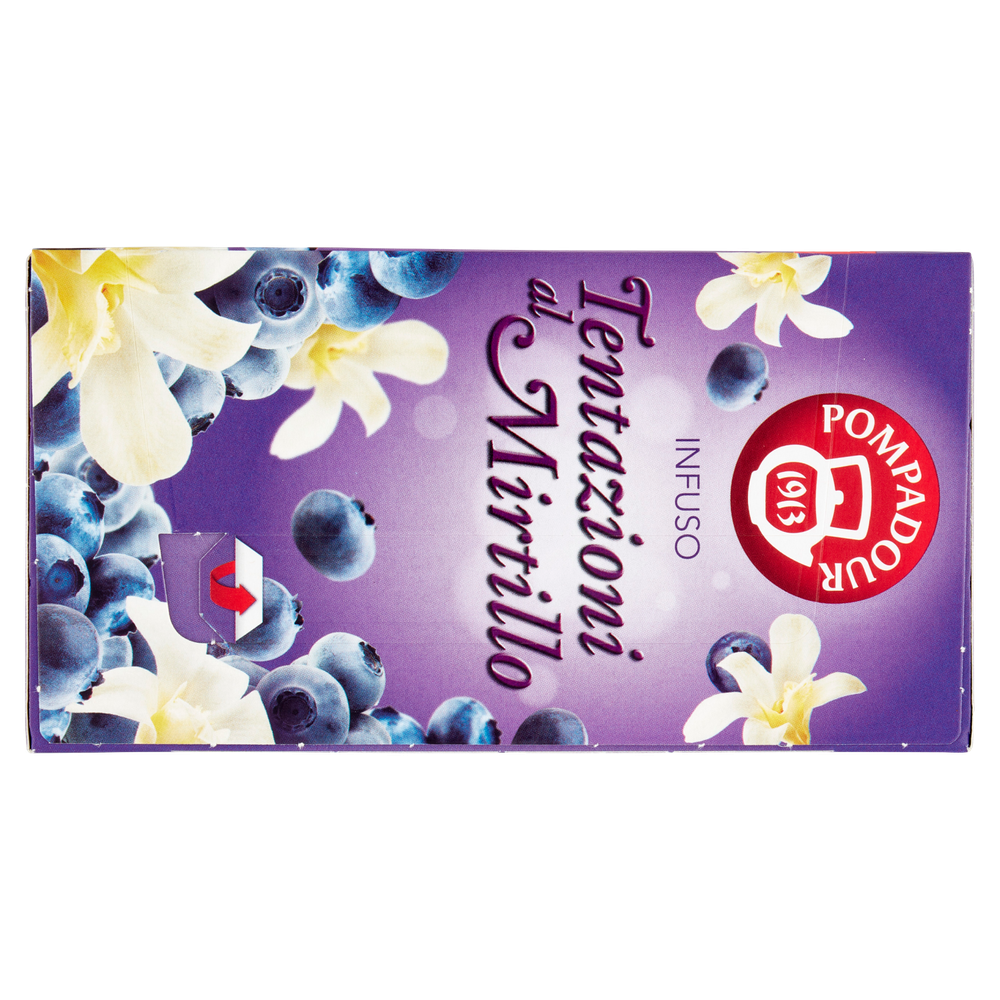 Infuso Di Mirtillo E Vaniglia Senza Teina In Bustine 20x3g Pompadour - Foto 3
