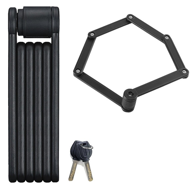 Lucchetto Pieghevole 840mm Con Portalucchetto, Attacco Telaio - Foto 1