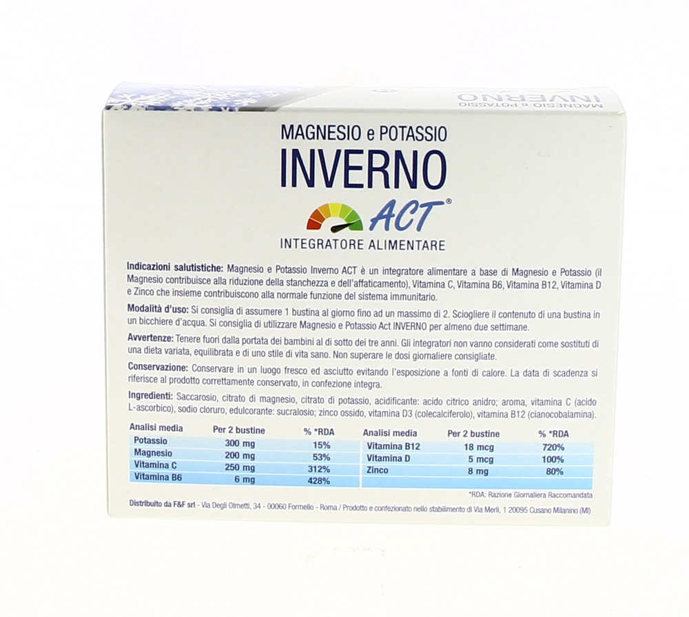 Magnesio E Potassio Inverno Act Buste - Foto 2