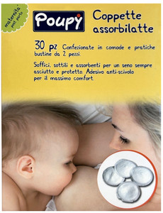 Coppette Assorbilatte Poupy Conf. Da 30 - Foto 1